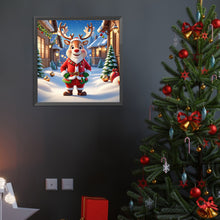Load image into Gallery viewer, Christmas Reindeer 40*40CM(Canvas) Full Round Drill Diamond Painting
