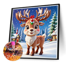 Load image into Gallery viewer, Christmas Deer 40*40CM(Canvas) Full Round Drill Diamond Painting
