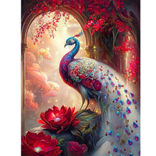 Load image into Gallery viewer, Gorgeous Peacock 30*40CM(Canvas) Full Round Drill Diamond Painting
