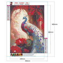 Load image into Gallery viewer, Gorgeous Peacock 30*40CM(Canvas) Full Round Drill Diamond Painting
