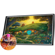 Load image into Gallery viewer, Forest Cabin 45*30CM(Canvas) Full Round Drill Diamond Painting
