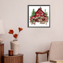 Load image into Gallery viewer, Christmas House 30*30CM(Canvas) Full Round Drill Diamond Painting
