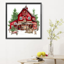 Load image into Gallery viewer, Christmas House 30*30CM(Canvas) Full Round Drill Diamond Painting
