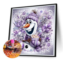 Load image into Gallery viewer, Snowman 30*30CM(Canvas) Full Round Drill Diamond Painting
