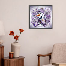 Load image into Gallery viewer, Snowman 30*30CM(Canvas) Full Round Drill Diamond Painting
