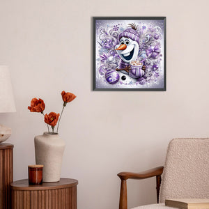 Snowman 30*30CM(Canvas) Full Round Drill Diamond Painting