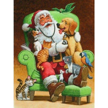 Load image into Gallery viewer, Santa Claus 30*40CM(Canvas) Full Square Drill Diamond Painting
