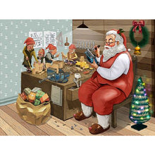 Load image into Gallery viewer, Santa Claus 40*30CM(Canvas) Full Square Drill Diamond Painting
