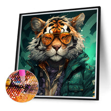 Load image into Gallery viewer, Anthropomorphic Tiger 40*40CM(Canvas) Full Round Drill Diamond Painting

