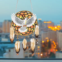 Load image into Gallery viewer, Acrylic Dove Dreamcatcher Single-Sided Diamond Painting Hanging Decor 13x20cm
