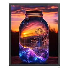 Load image into Gallery viewer, Fantasy Glass Bottle (35*45CM) 11CT Stamped Cross Stitch
