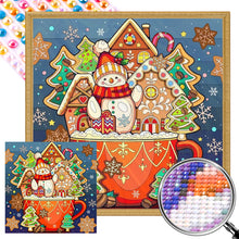 Load image into Gallery viewer, Christmas Sweet Drink 40*40CM(Picture) Full AB Round Drill Diamond Painting
