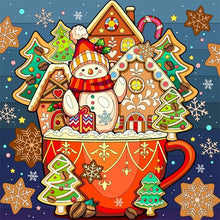 Load image into Gallery viewer, Christmas Sweet Drink 40*40CM(Picture) Full AB Round Drill Diamond Painting
