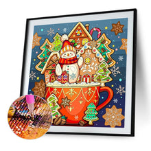 Load image into Gallery viewer, Christmas Sweet Drink 40*40CM(Picture) Full AB Round Drill Diamond Painting
