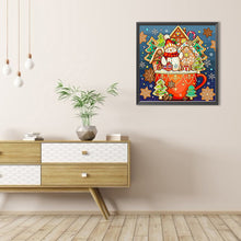 Load image into Gallery viewer, Christmas Sweet Drink 40*40CM(Picture) Full AB Round Drill Diamond Painting
