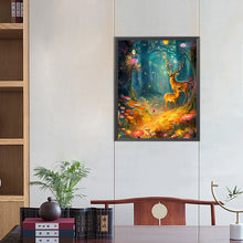 Load image into Gallery viewer, Little Deer And Dream Forest 40*50CM(Picture) Full AB Round Drill Diamond Painting
