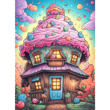 Load image into Gallery viewer, Ice Cream Shack 40*55CM(Picture) Full AB Round Drill Diamond Painting
