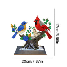 Load image into Gallery viewer, Wooden Beautiful BirdDiamond Painting Desktop Decor for Table Office Home Decor
