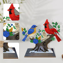 Load image into Gallery viewer, Wooden Beautiful BirdDiamond Painting Desktop Decor for Table Office Home Decor
