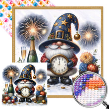 Load image into Gallery viewer, New Year&#39;S Eve Goblin 40*40CM(Picture) Full AB Round Drill Diamond Painting
