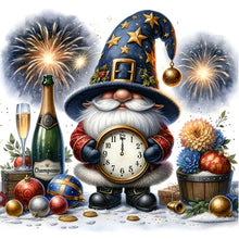 Load image into Gallery viewer, New Year&#39;S Eve Goblin 40*40CM(Picture) Full AB Round Drill Diamond Painting
