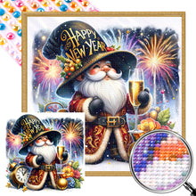 Load image into Gallery viewer, New Year&#39;S Eve Goblin 40*40CM(Picture) Full AB Round Drill Diamond Painting
