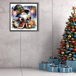 New Year'S Eve Goblin 40*40CM(Picture) Full AB Round Drill Diamond Painting