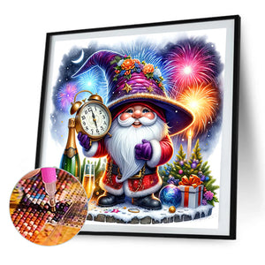 New Year'S Eve Goblin 40*40CM(Picture) Full AB Round Drill Diamond Painting