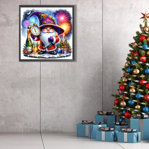 New Year'S Eve Goblin 40*40CM(Picture) Full AB Round Drill Diamond Painting