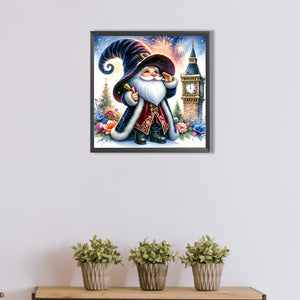 New Year'S Eve Goblin 40*40CM(Picture) Full AB Round Drill Diamond Painting