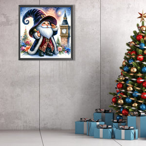 New Year'S Eve Goblin 40*40CM(Picture) Full AB Round Drill Diamond Painting