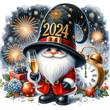 Load image into Gallery viewer, New Year&#39;S Eve Goblin 40*40CM(Picture) Full AB Round Drill Diamond Painting
