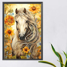 Load image into Gallery viewer, Sunflower Horse 40*60CM(Picture) Full AB Round Drill Diamond Painting
