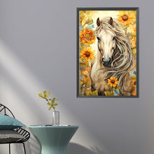 Load image into Gallery viewer, Sunflower Horse 40*60CM(Picture) Full AB Round Drill Diamond Painting
