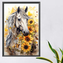 Load image into Gallery viewer, Sunflower Horse 40*60CM(Picture) Full AB Round Drill Diamond Painting
