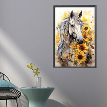 Load image into Gallery viewer, Sunflower Horse 40*60CM(Picture) Full AB Round Drill Diamond Painting
