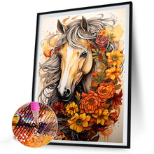 Load image into Gallery viewer, Sunflower Horse 40*60CM(Picture) Full AB Round Drill Diamond Painting
