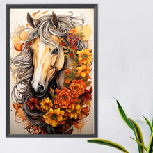 Load image into Gallery viewer, Sunflower Horse 40*60CM(Picture) Full AB Round Drill Diamond Painting
