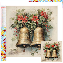 Load image into Gallery viewer, Christmas Bells 35X35CM(Canvas) Full Square Drill Diamond Painting
