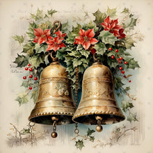 Load image into Gallery viewer, Christmas Bells 35X35CM(Canvas) Full Square Drill Diamond Painting
