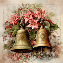 Load image into Gallery viewer, Christmas Bells 35X35CM(Canvas) Full Square Drill Diamond Painting
