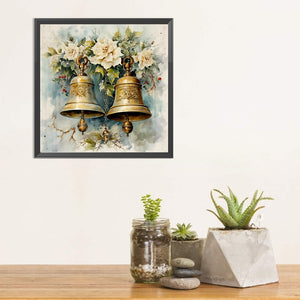 Christmas Bells 35X35CM(Canvas) Full Square Drill Diamond Painting