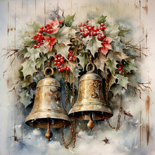 Load image into Gallery viewer, Christmas Bells 35X35CM(Canvas) Full Square Drill Diamond Painting
