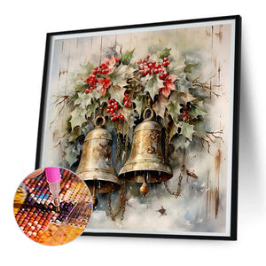 Christmas Bells 35X35CM(Canvas) Full Square Drill Diamond Painting