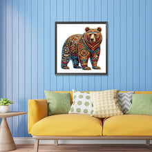 Load image into Gallery viewer, Gorgeous Bear 30*30CM(Canvas) Partial Special Shaped Drill Diamond Painting
