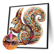 Load image into Gallery viewer, Gorgeous Squirrel 30*30CM(Canvas) Partial Special Shaped Drill Diamond Painting
