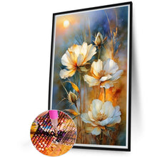 Load image into Gallery viewer, Orange Flower 40*60CM(Canvas) Full Round Drill Diamond Painting
