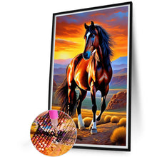 Load image into Gallery viewer, Horse 40X60CM(Canvas) Full Round Drill Diamond Painting
