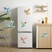 Load image into Gallery viewer, 6 PCS Christmas Diamonds Painting Stickers Kit for Boy Girls Gift (Hummingbird)
