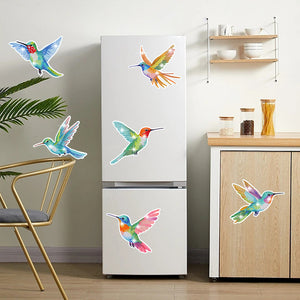 6 PCS Christmas Diamonds Painting Stickers Kit for Boy Girls Gift (Hummingbird)